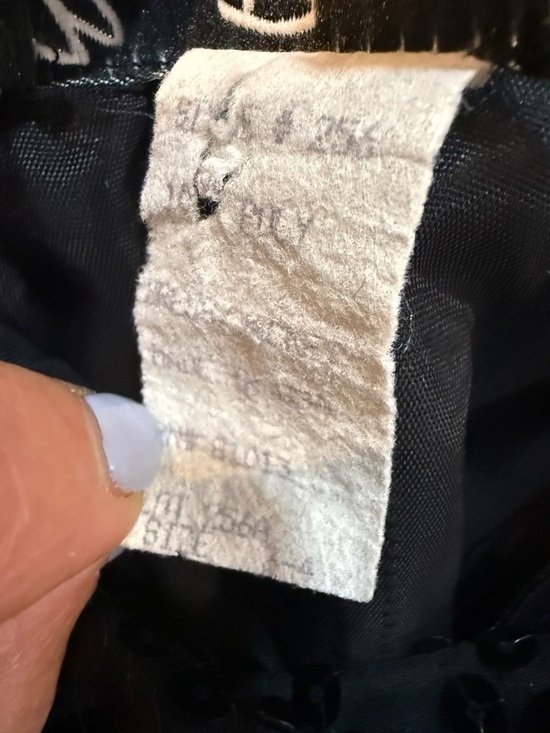 Nili Richards Vintage Women’s Lantern-Sleeve Evening Set black Size 4 - Picture 10 of 14